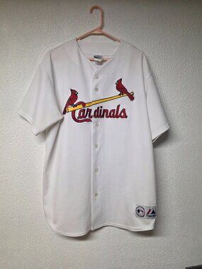 Vintage Majestic Brand St. Louis Cardinals #33 Larry Walker Jersey Size XL